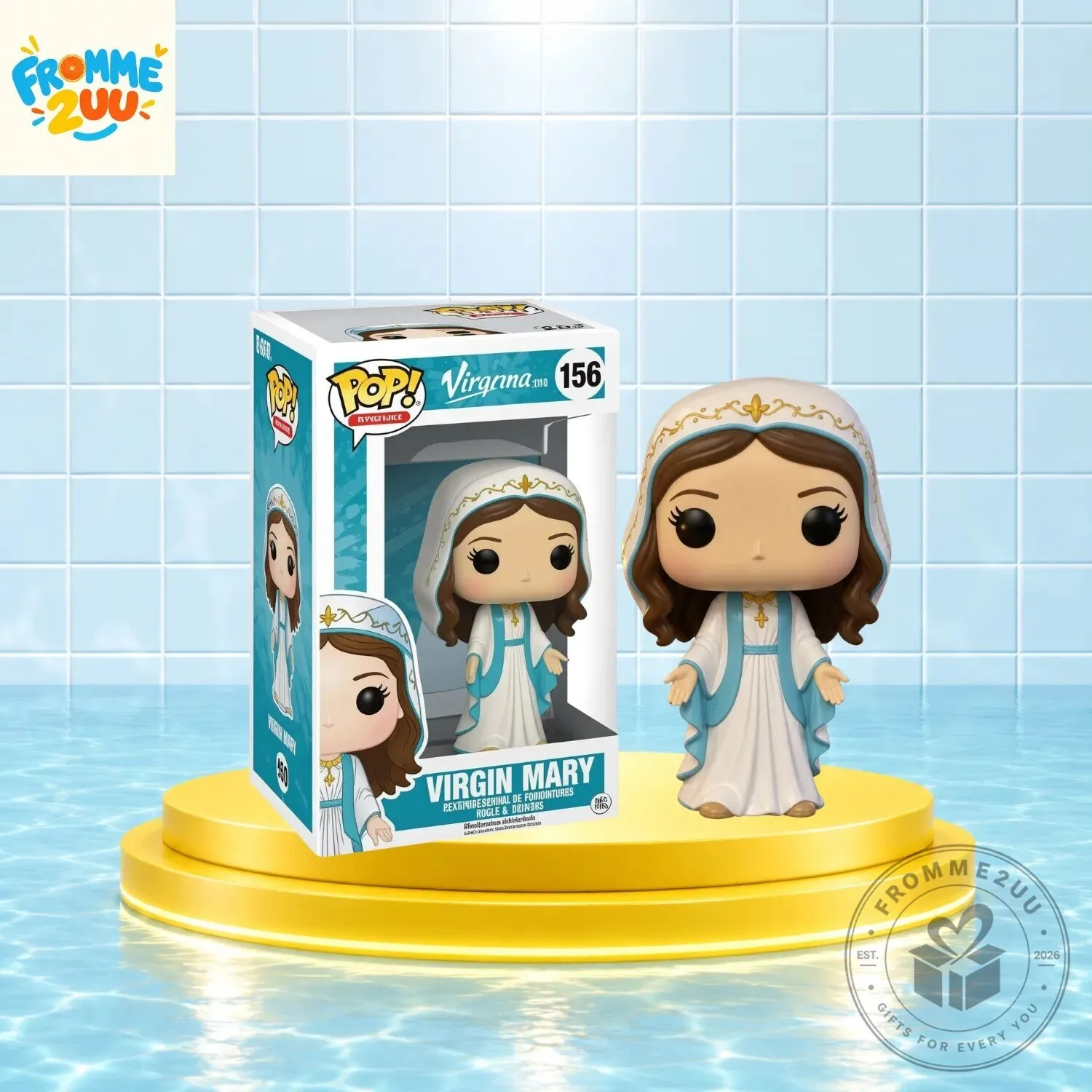 Virgin Mary Funko Pop Style Vinyl Figure Virgin Mary Funko Pop Style Vinyl Figure – image 2 of 3