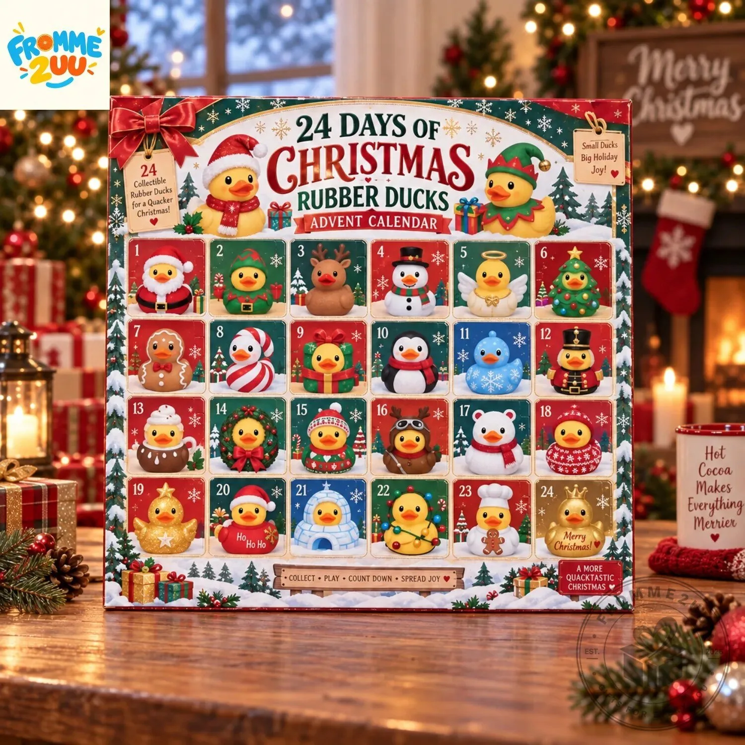 24 Days of Christmas Rubber Ducks Advent Calendar 3 24 Days of Christmas Rubber Ducks Advent Calendar
