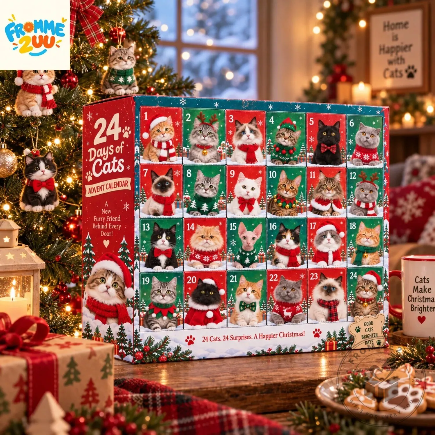 24 Days of Cats Advent Calendar 3 24 Days of Cats Advent Calendar