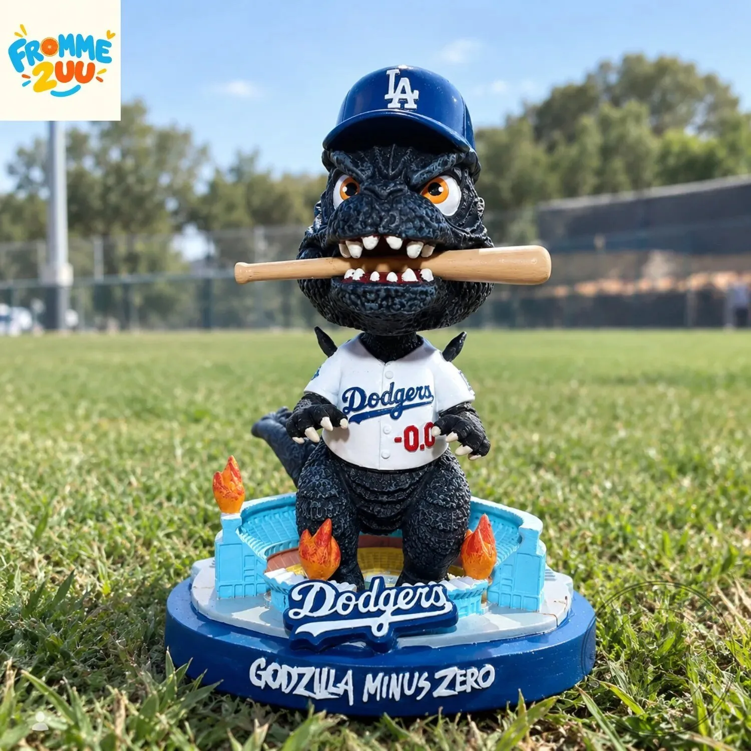 LA Dodgers x Godzilla Minus Zero Baseball Collectible Figurine 5 LA Dodgers x Godzilla Minus Zero Baseball Collectible Figurine