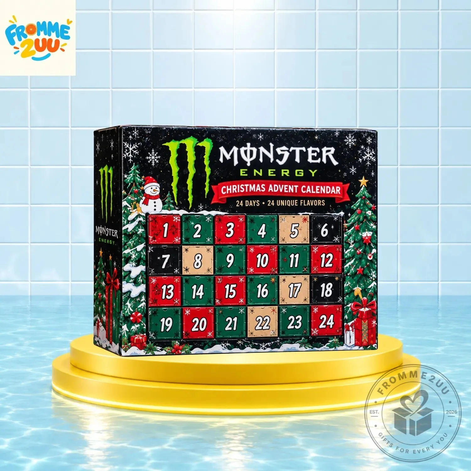 Monster Energy Drink Christmas Advent Calendar