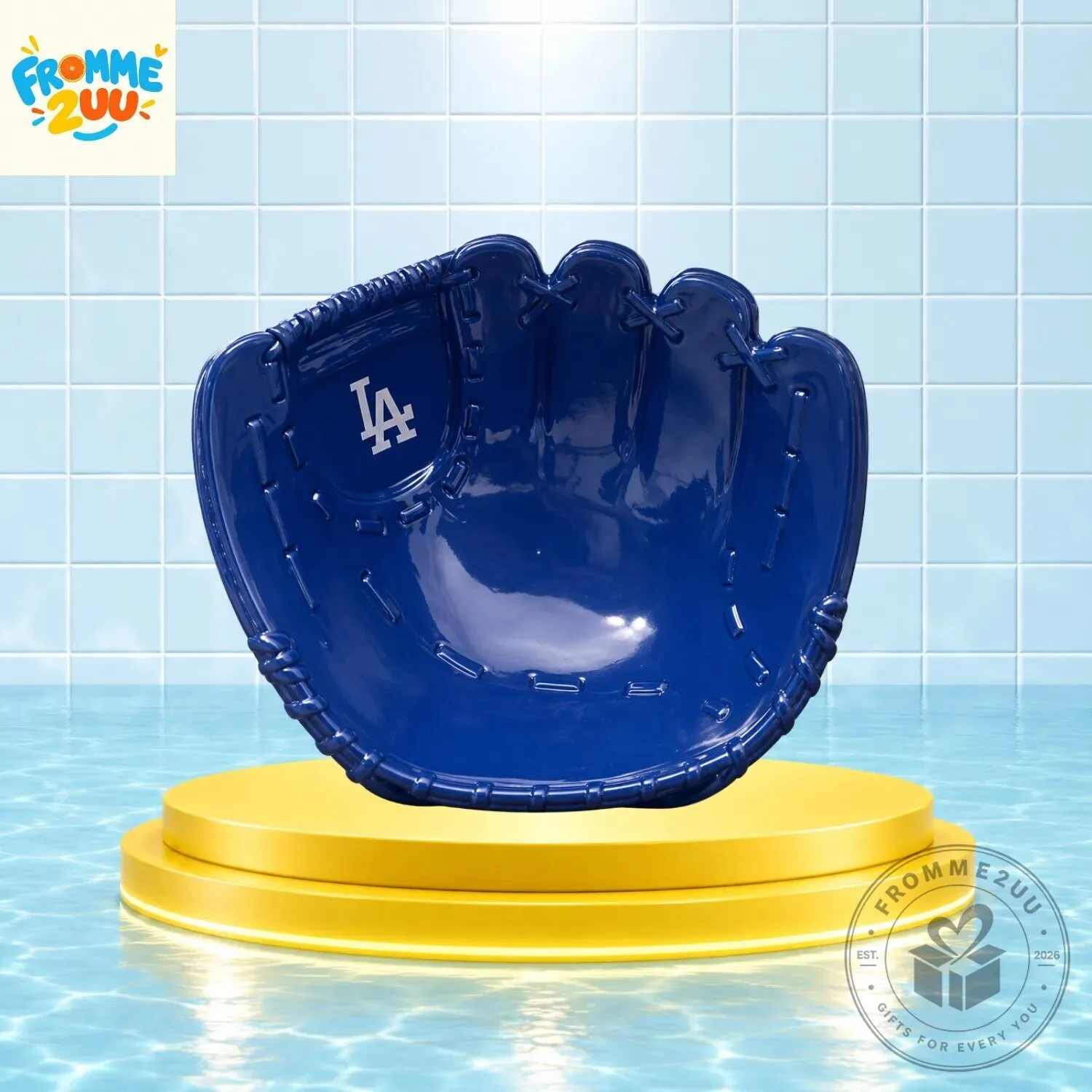 Los Angeles Dodgers Baseball Glove Souvenir Bowl
