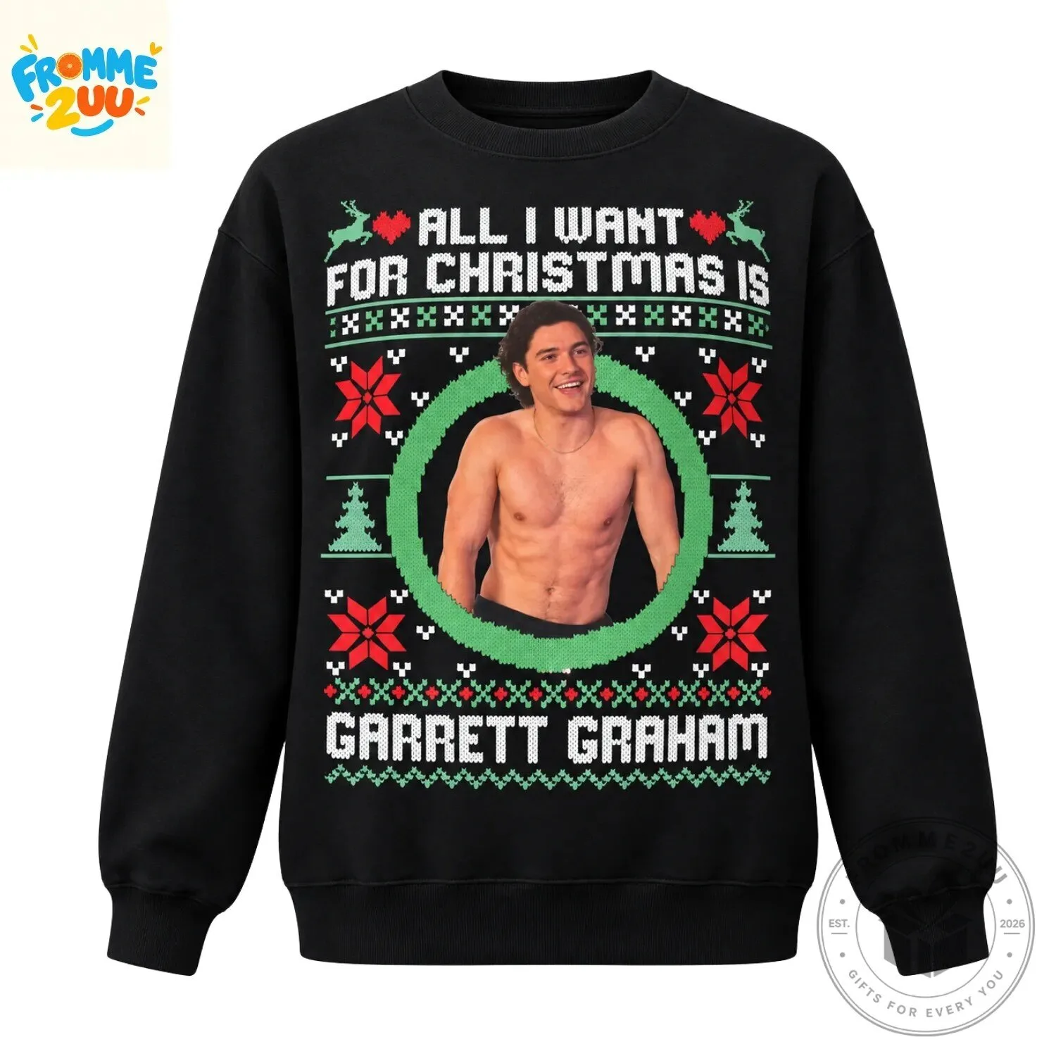 All I Want For Christmas Is Garrett Graham Ugly Sweater 4 All I Want For Christmas Is Garrett Graham Ugly Sweater