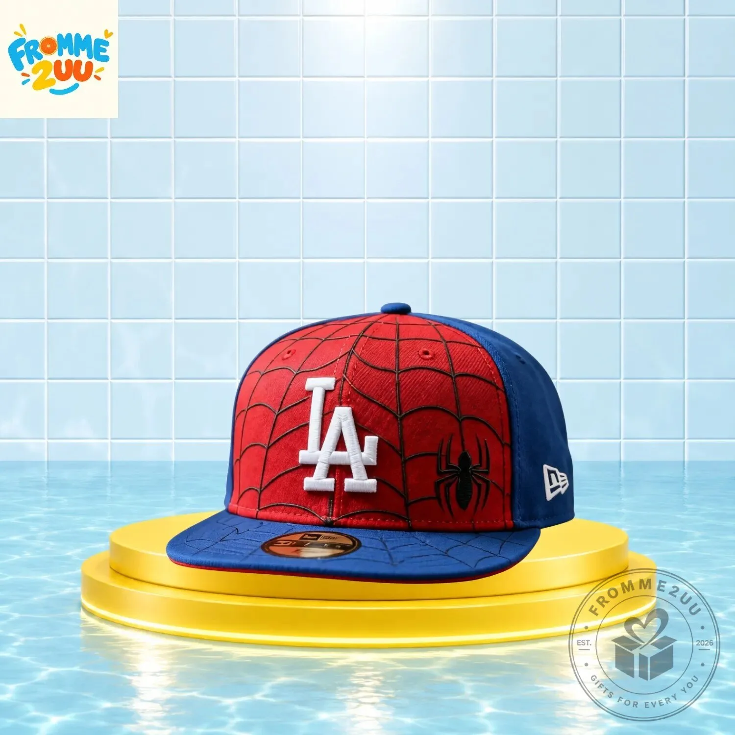 LA Dodgers Spiderman Hybrid Baseball Cap