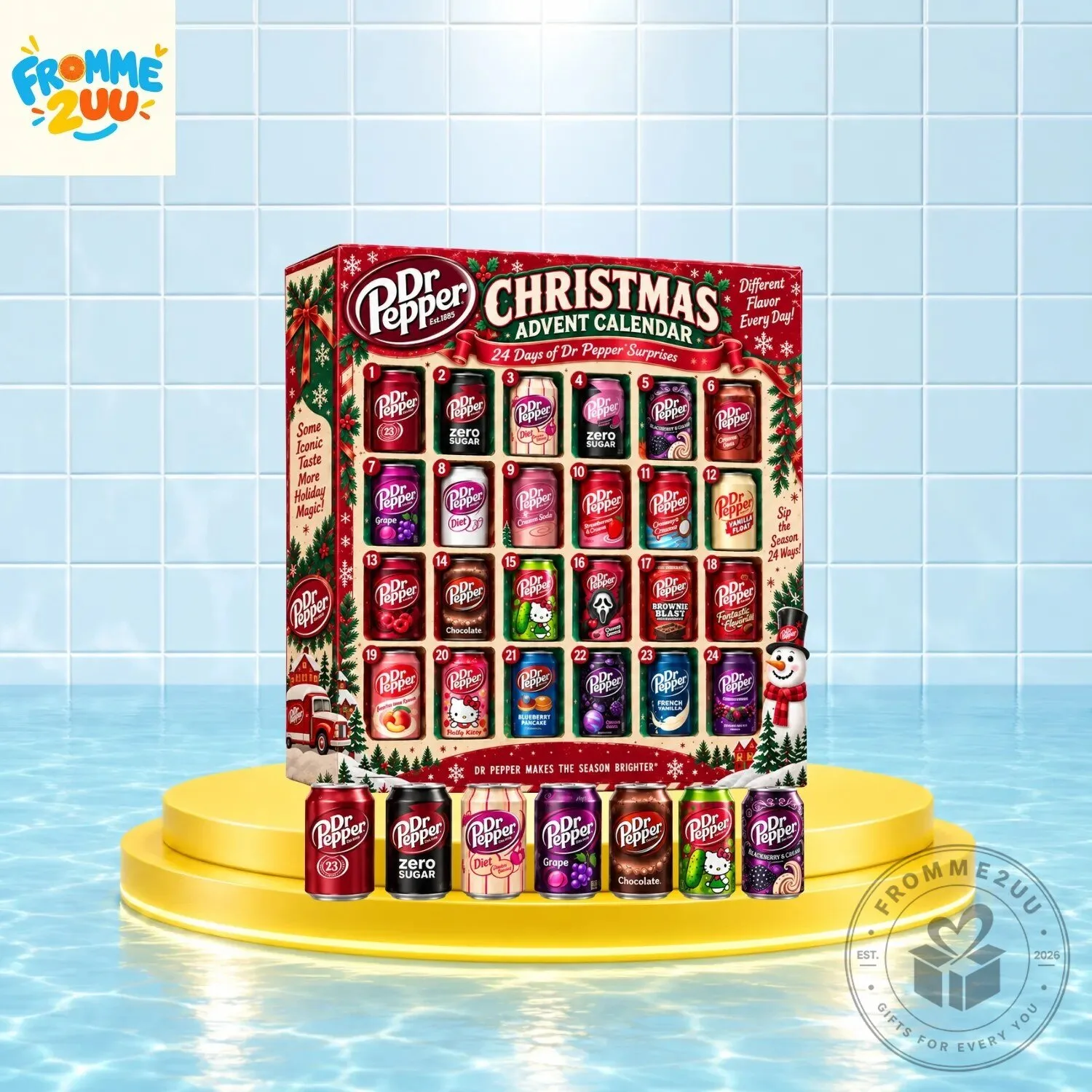 Dr Pepper 24 Days Of Christmas Advent Calendar