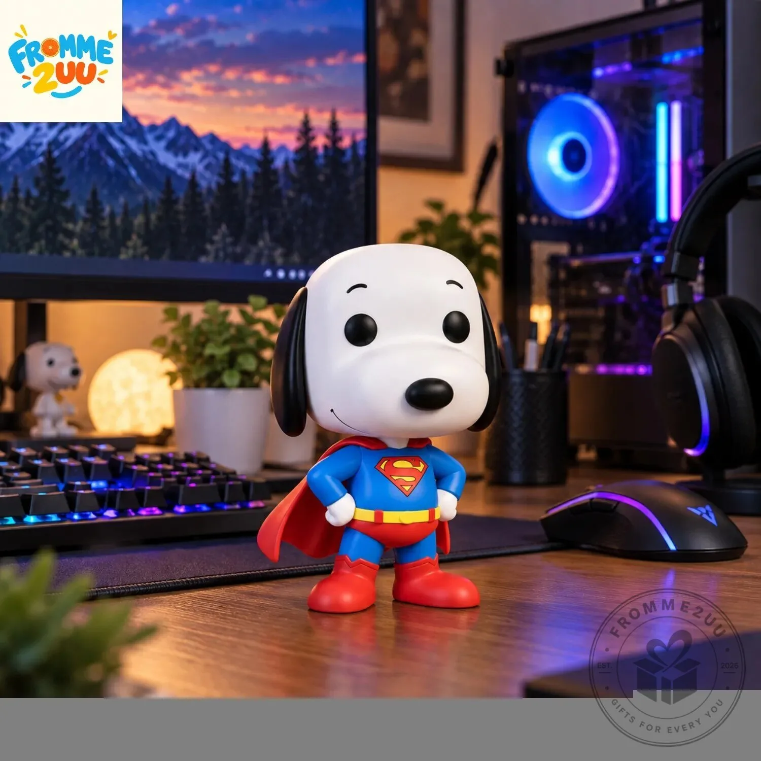 Funny 3D Snoopy x Superman Funko Pop 5 Funny 3D Snoopy x Superman Funko Pop