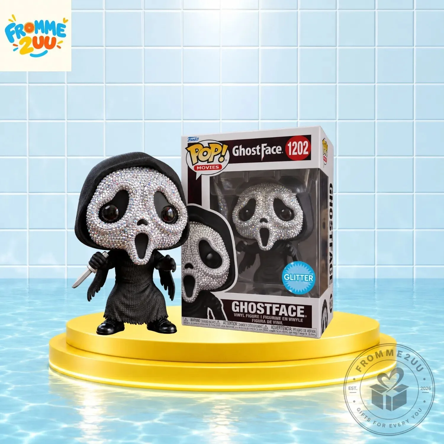 Diamond Glitter Ghostface Funko Pop Figure