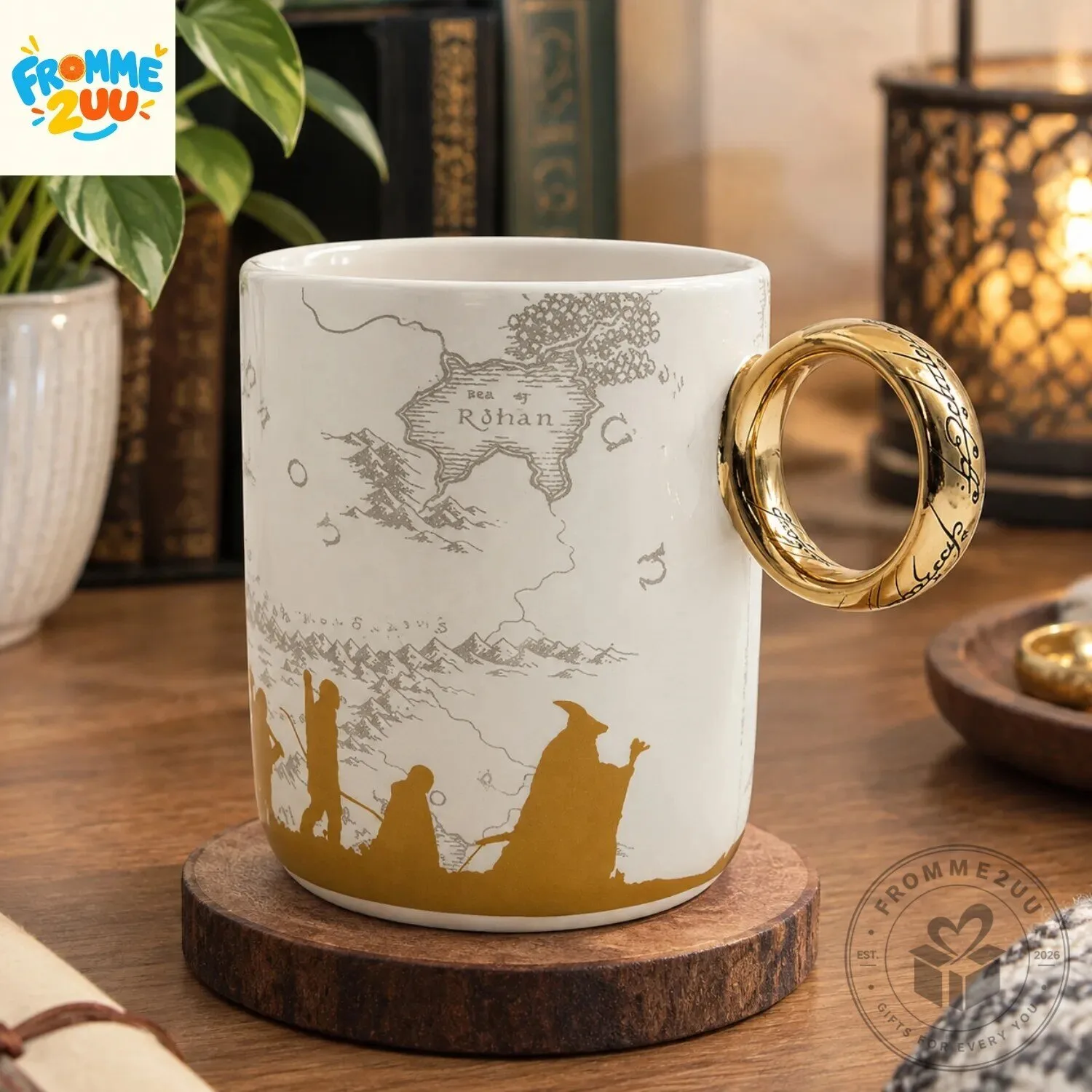 The Lord of the Rings Middle-Earth Map Ceramic Mug 4 The Lord of the Rings Middle-Earth Map Ceramic Mug