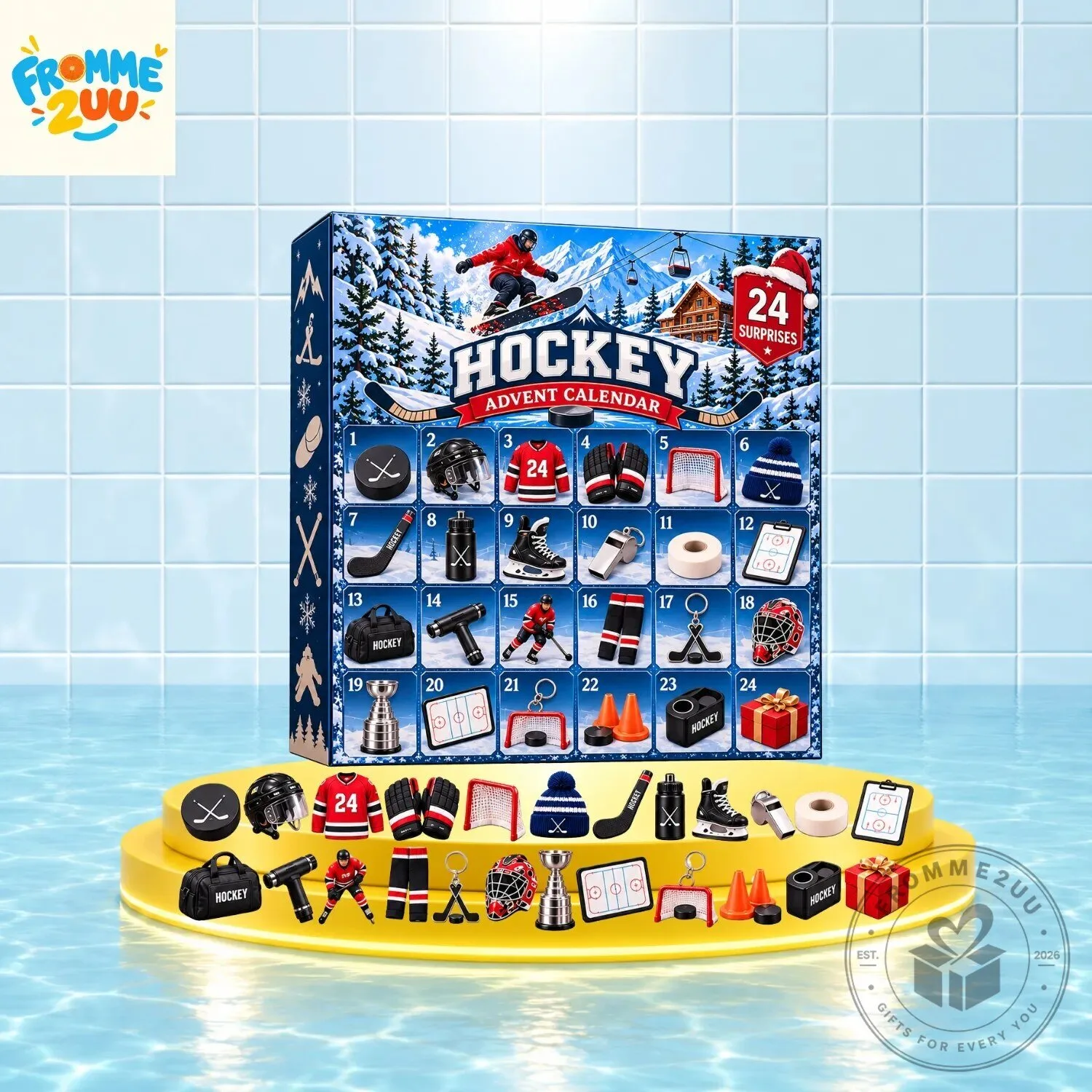 Ice Hockey Advent Calendar Christmas Gift