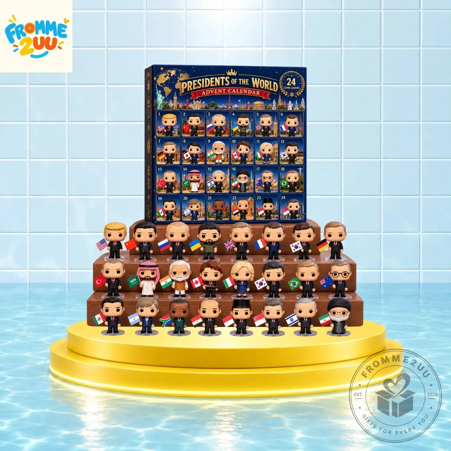 Presidents of the World Advent Calendar