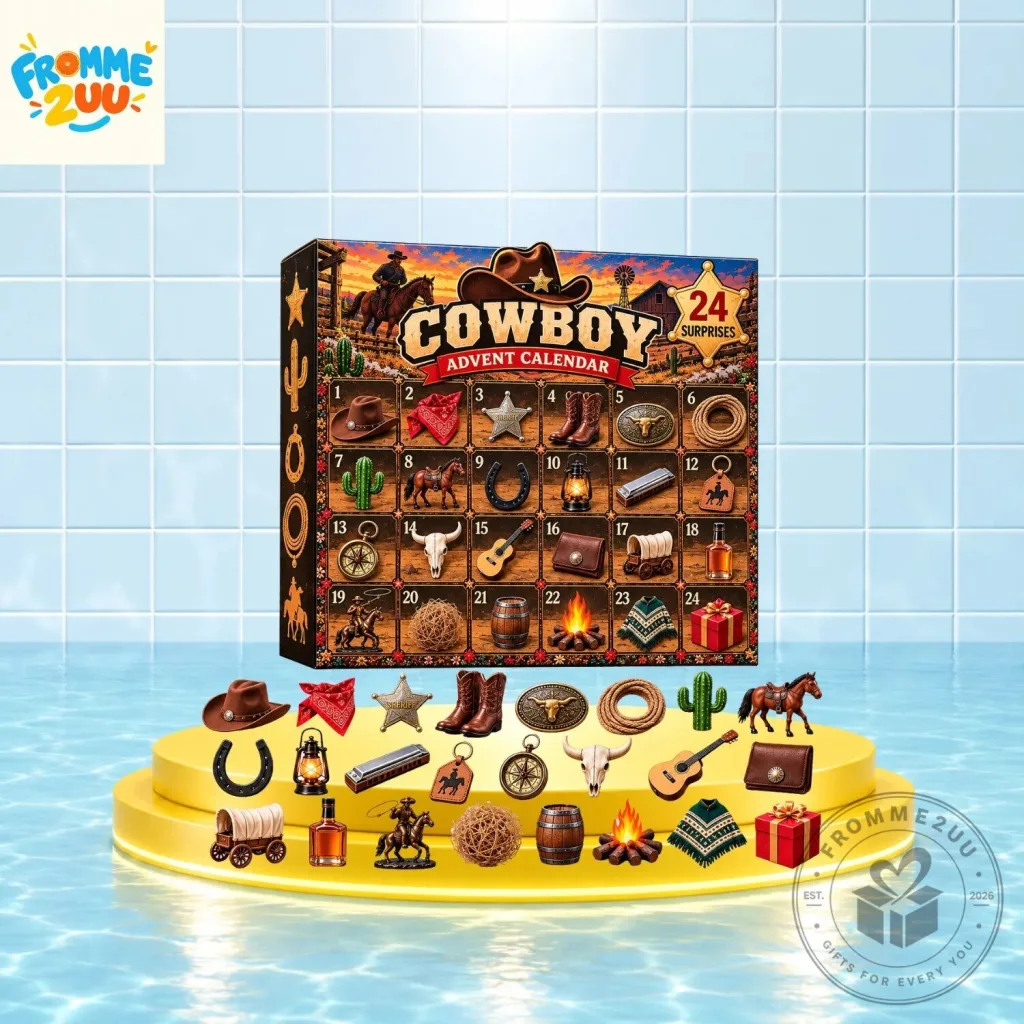 Western Cowboy 24 Days Christmas Countdown Calendar Western Cowboy 24 Days Christmas Countdown Calendar