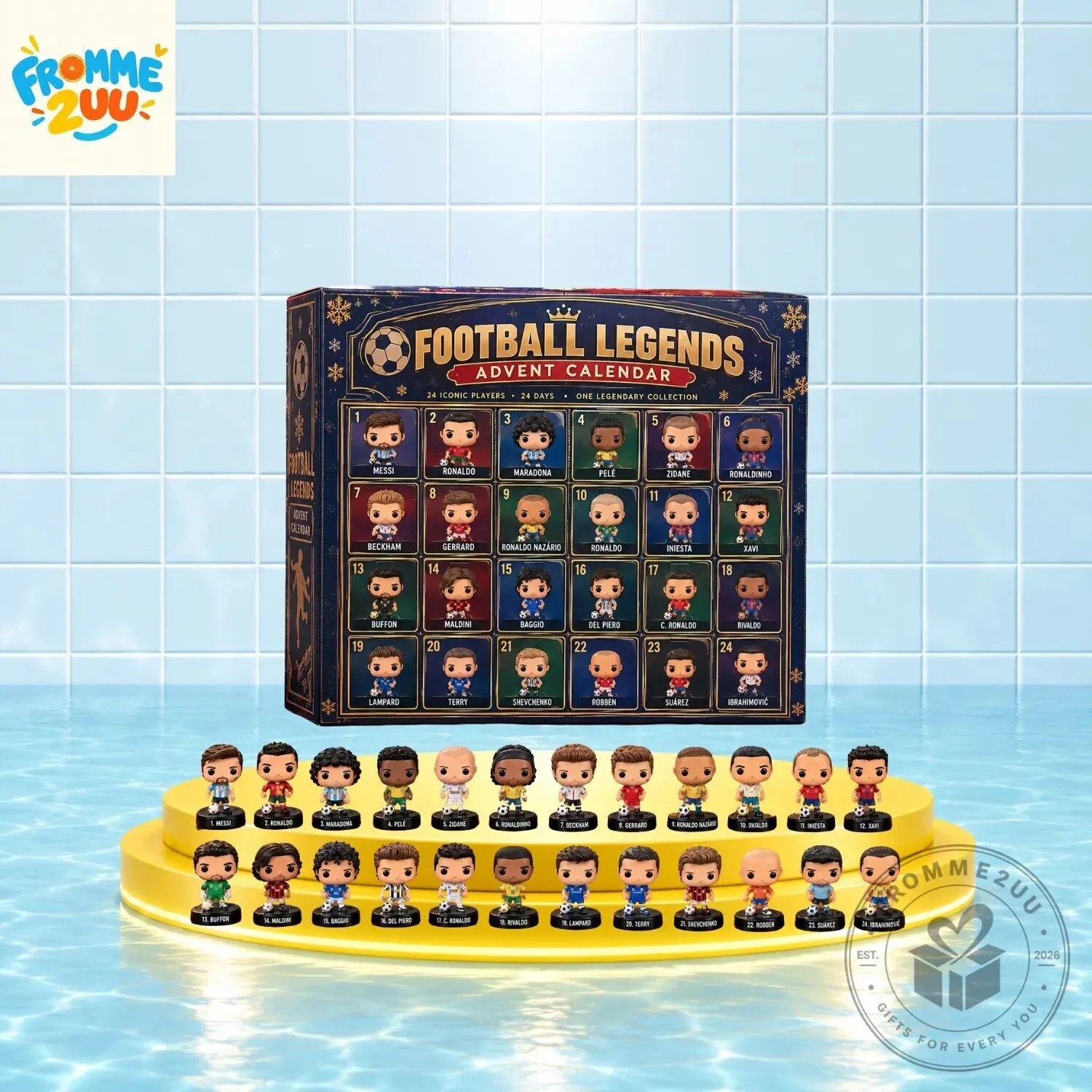 Football Legends 24-Day Christmas Advent Calendar