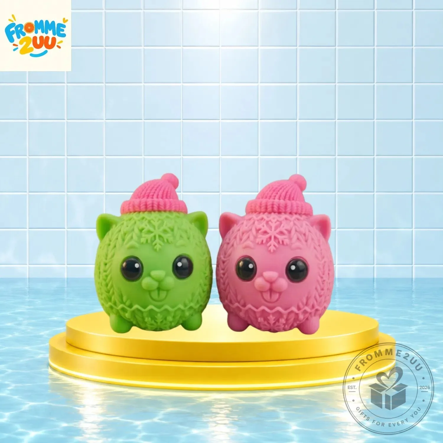 NeeDoh Knittens Sweater-Soft Cat Squishy Toy 3 NeeDoh Knittens Sweater-Soft Cat Squishy Toy