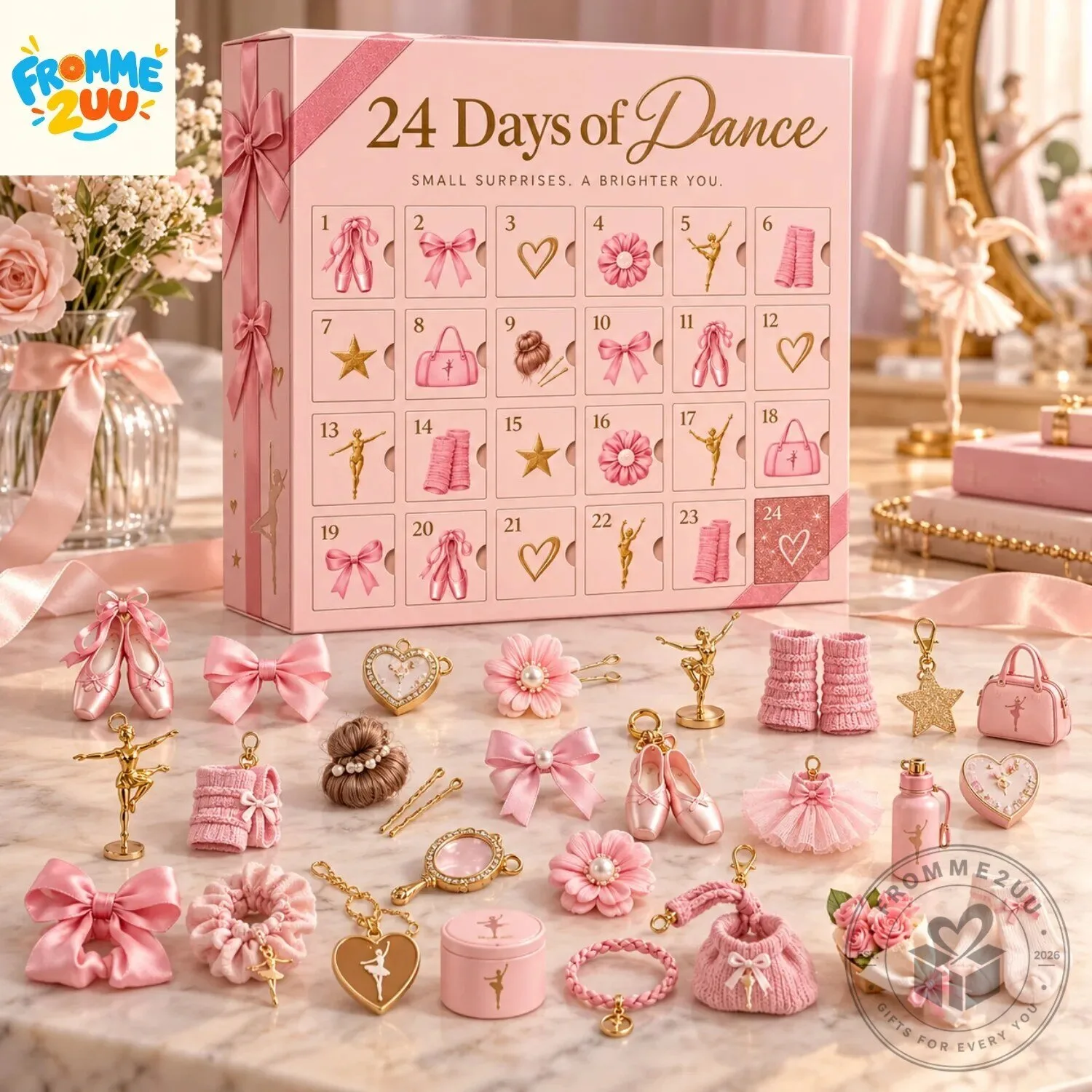 24 Days of Dance Pink Ballet Advent Calendar 3 24 Days of Dance Pink Ballet Advent Calendar