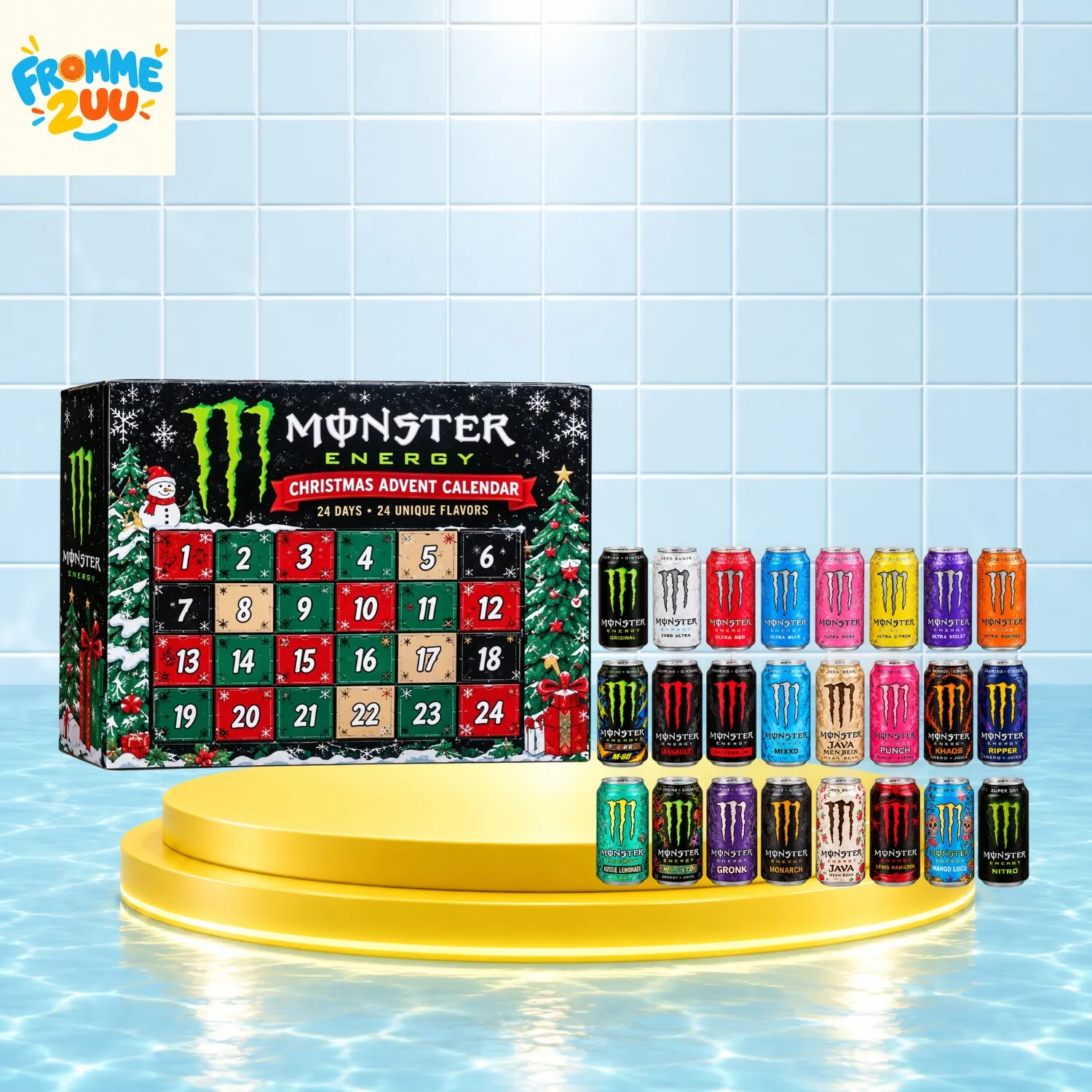 Monster Energy Drink Christmas Advent Calendar