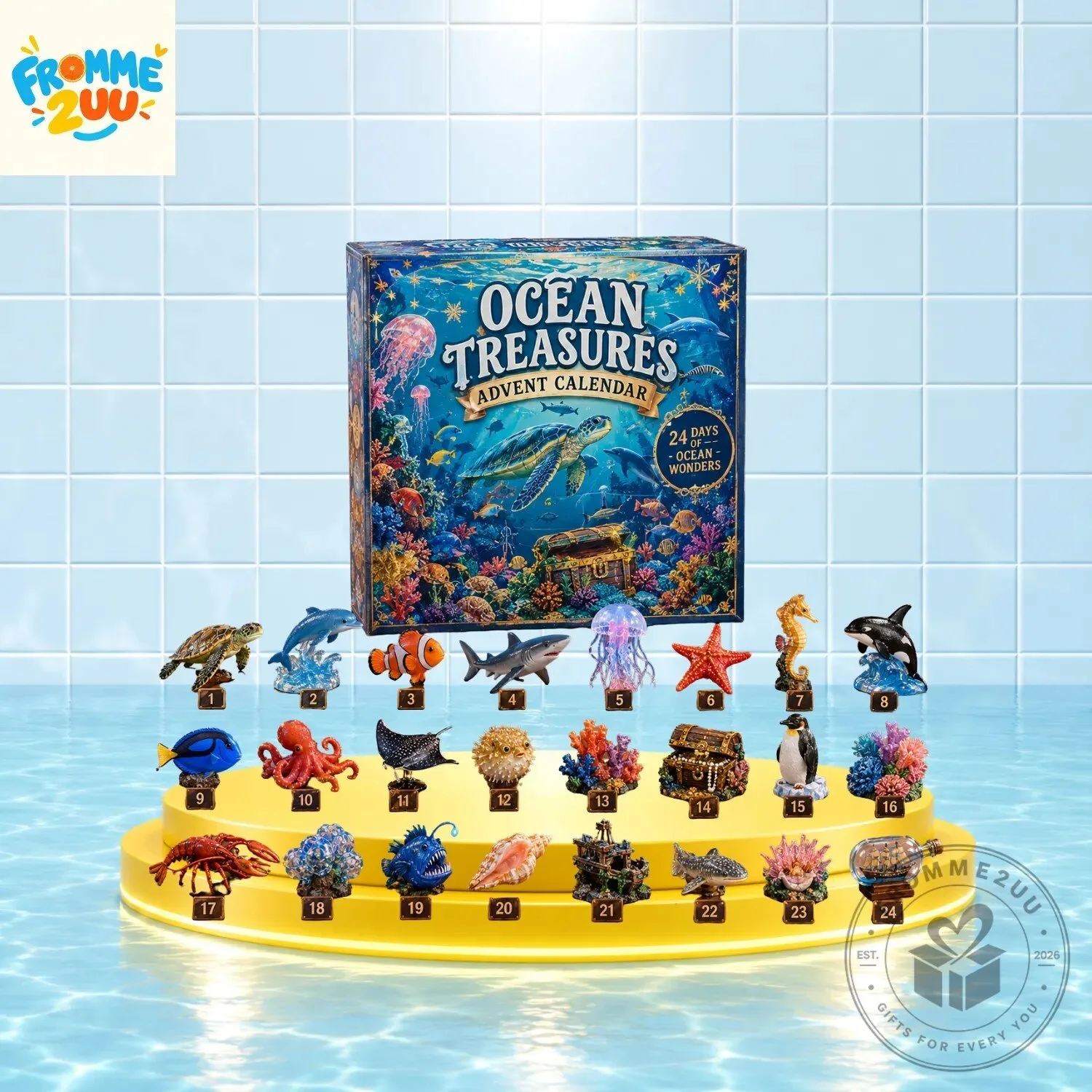 Ocean Treasures Advent Calendar 24 Days of Sea Wonders