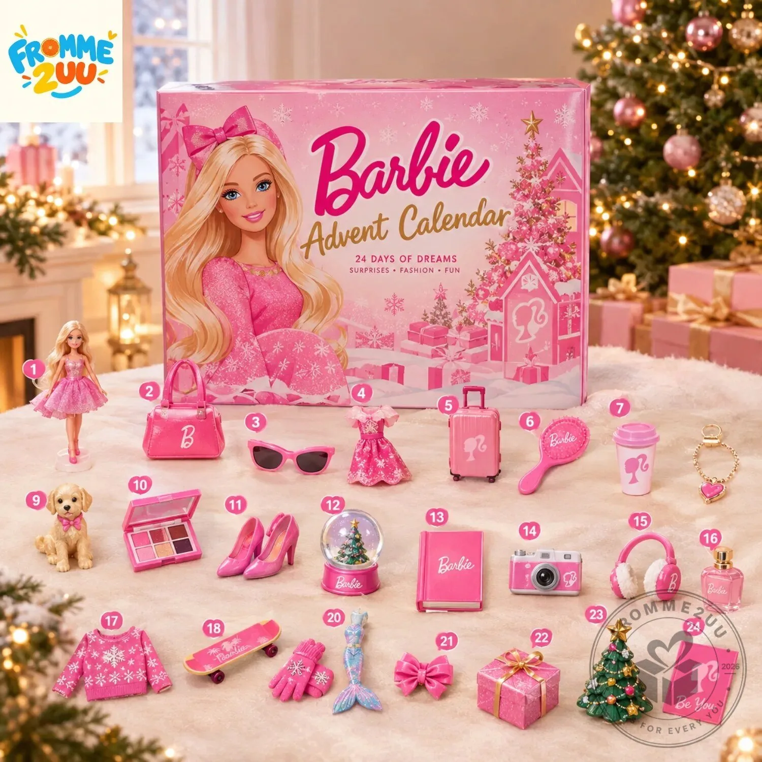 Barbie Advent Calendar 24 Days of Dreams 4 Barbie Advent Calendar 24 Days of Dreams