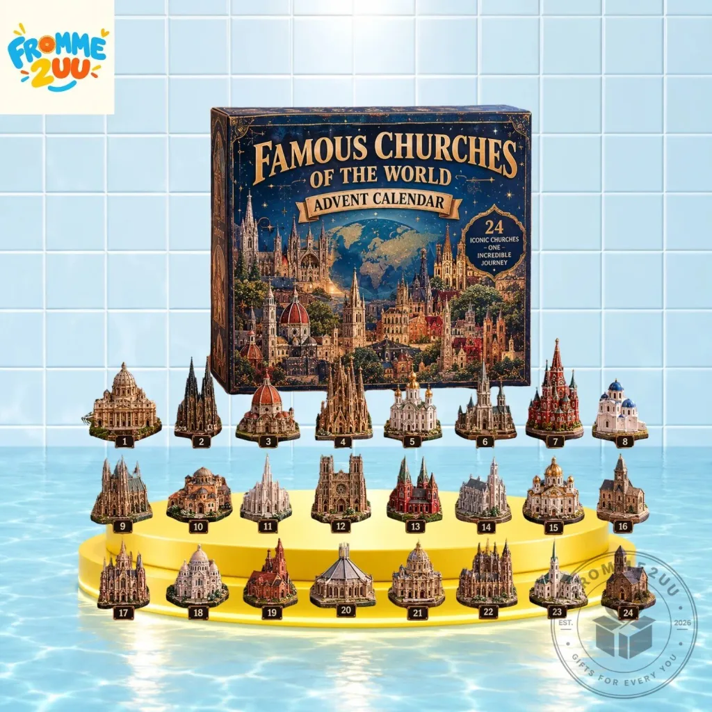 Famous Churches of the World Advent Calendar 24 Days Famous Churches of the World Advent Calendar 24 Days