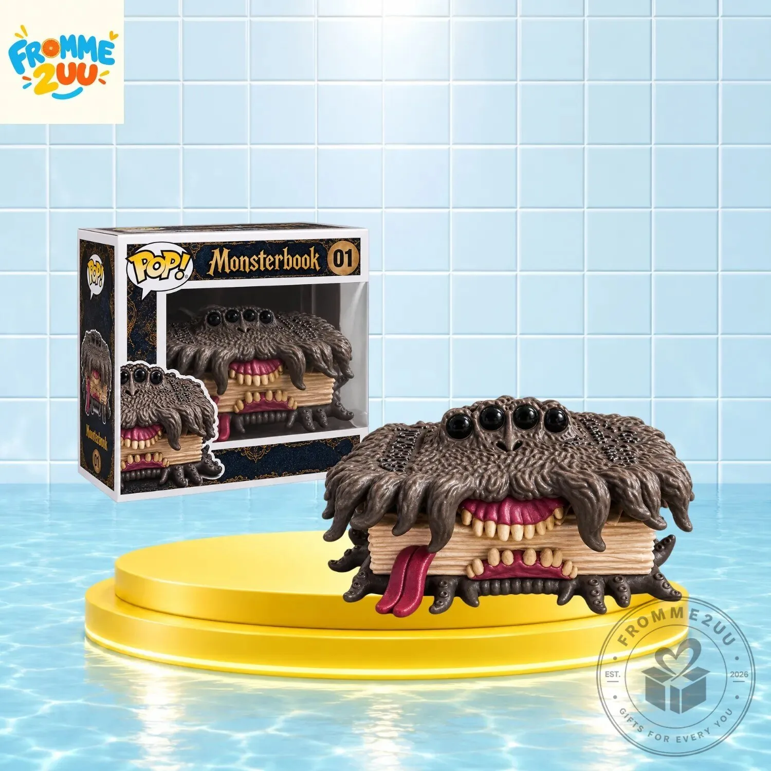 Harry Potter The Monster Book of Monsters Funko Pop Style Vinyl Figure