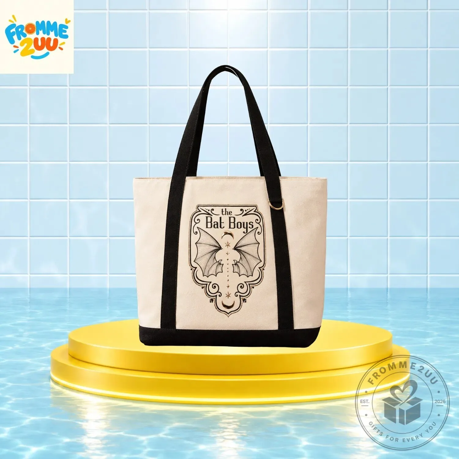 ACOTAR The Bat Boys Canvas Tote Bag