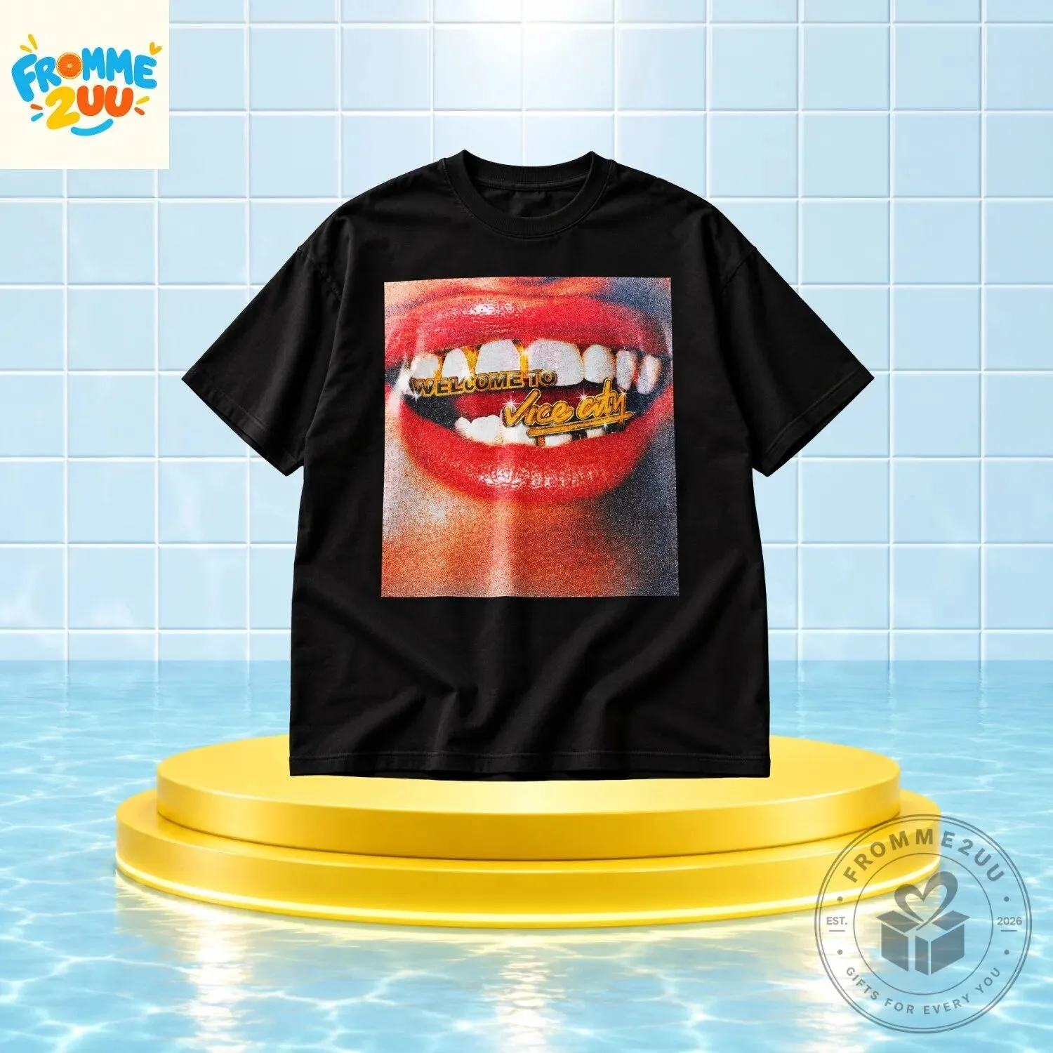 Vice City Grillz Oversized T-Shirt