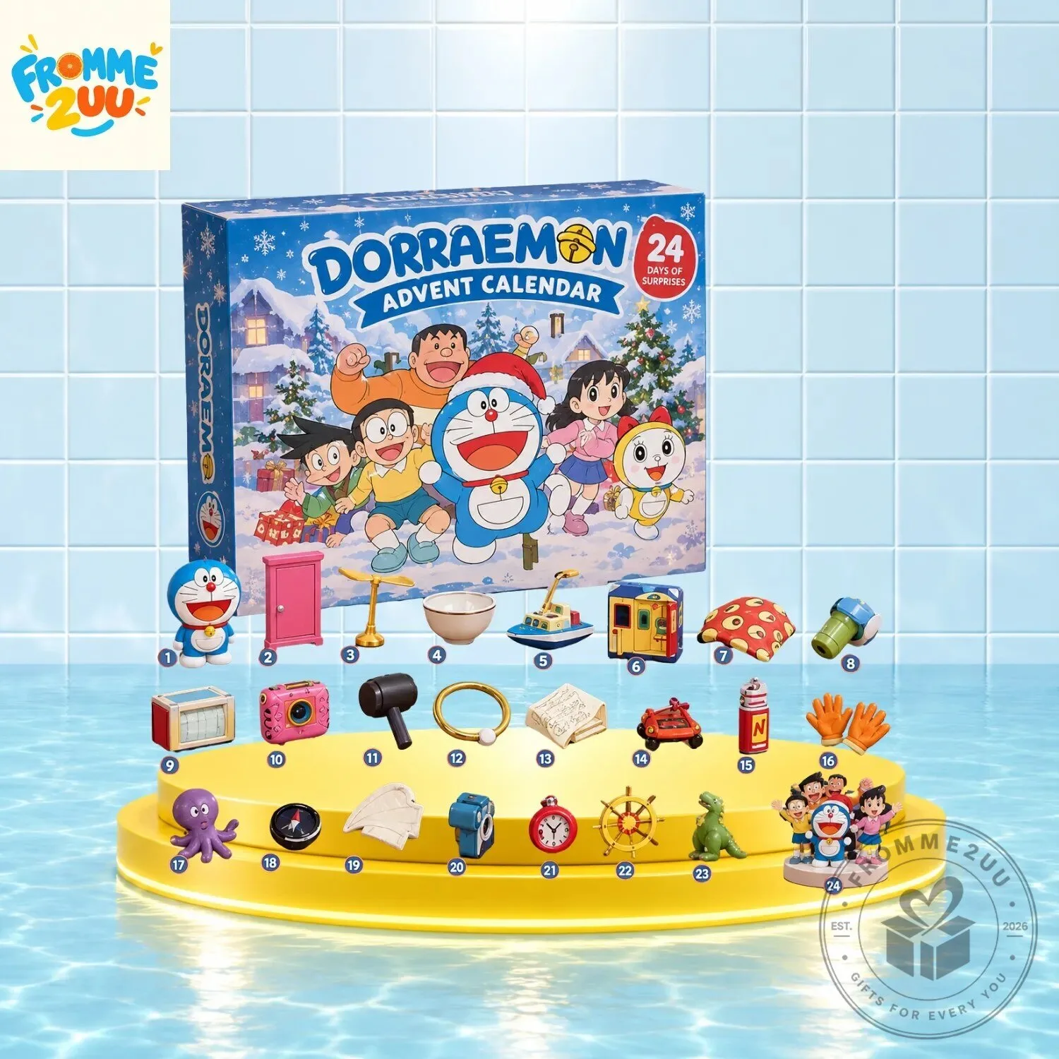 Doraemon Advent Calendar Countdown Surprise Box