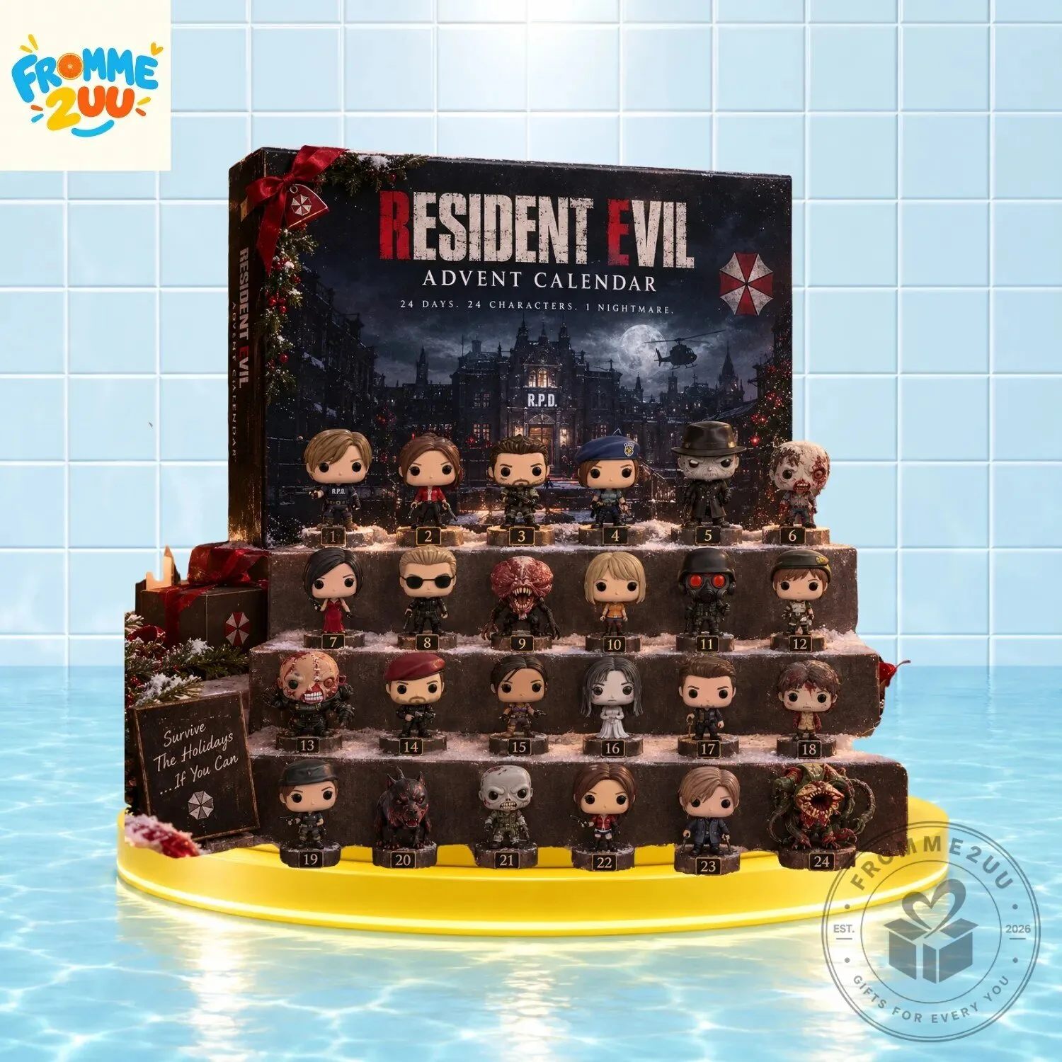 Resident Evil Advent Calendar Countdown Box