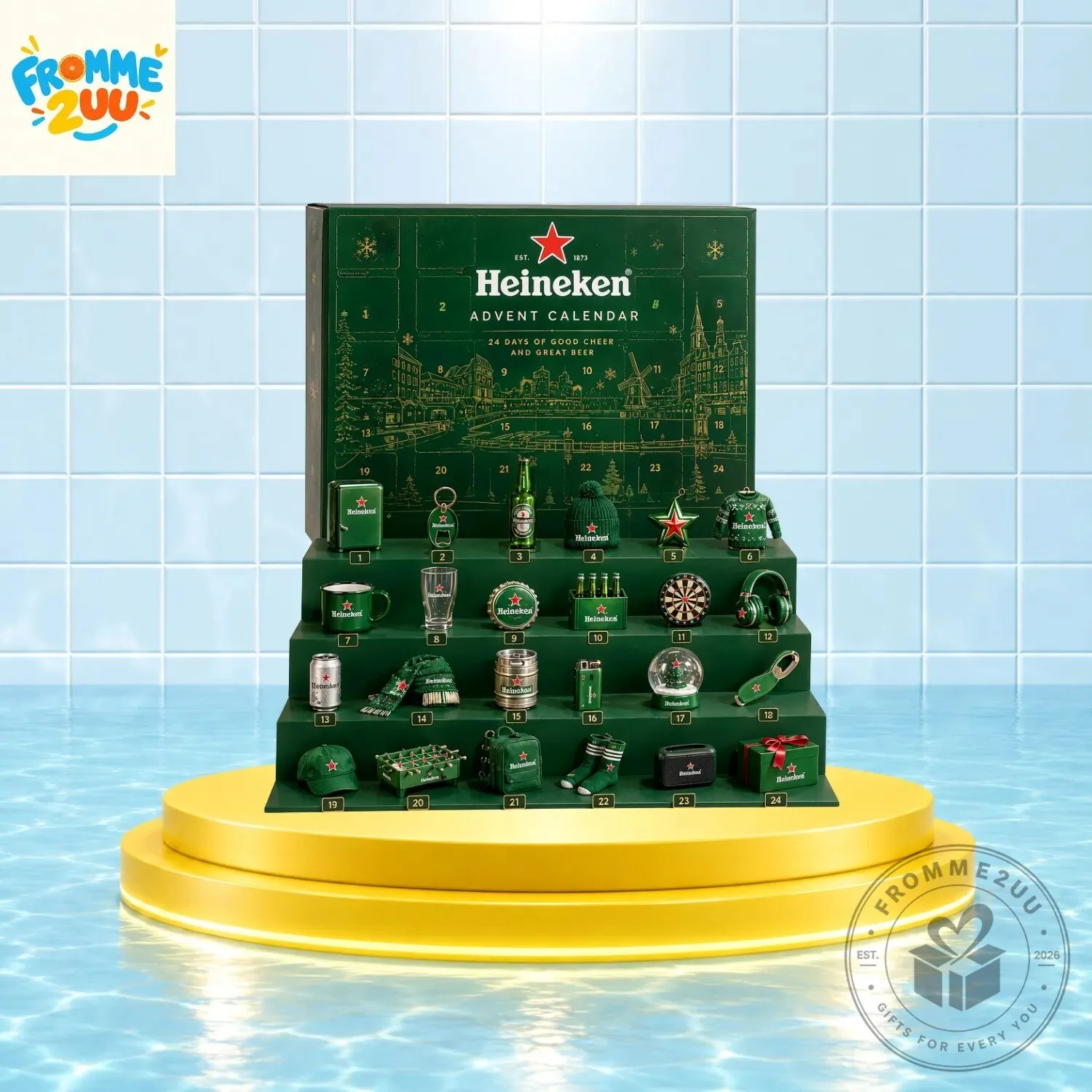 Heineken 24 Days Of Beer Holiday Cheer Christmas Advent Calendar