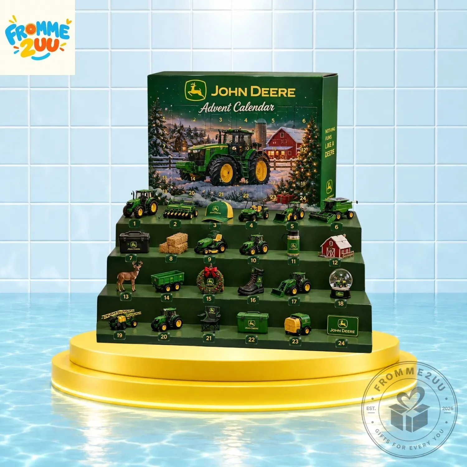John Deere Tractor 24 Days Christmas Advent Calendar
