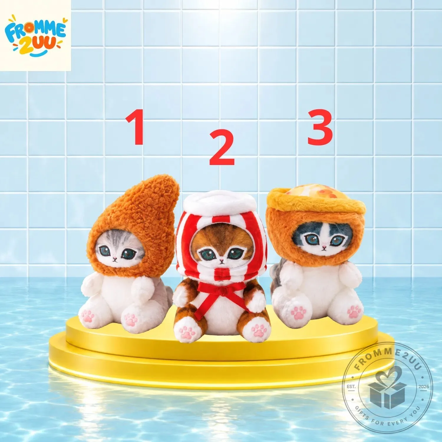 KFC x Mofusand Fast Food Cosplay Series Cat Plush