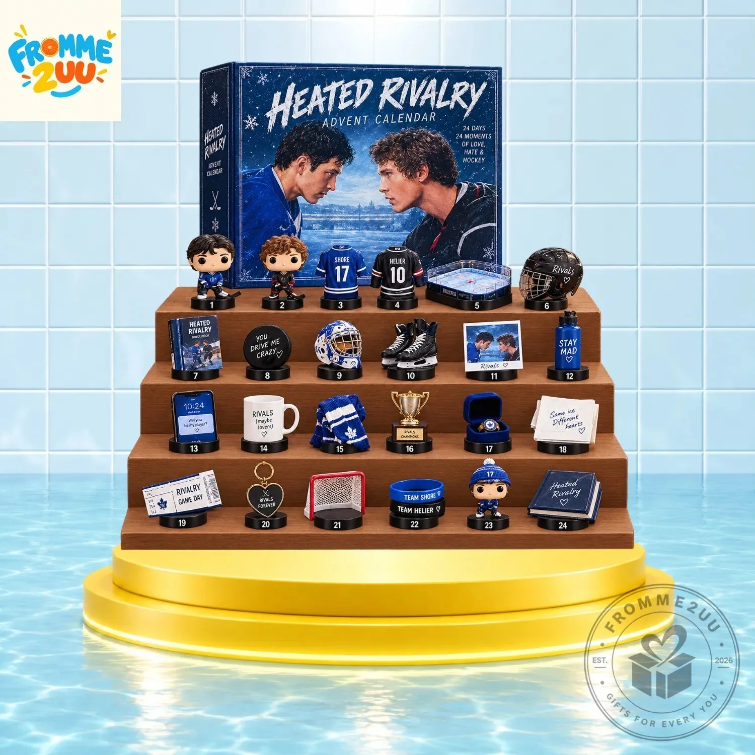 Heated Rivalry Hockey Romance Advent Calendar 24 Days Ilya And Shane