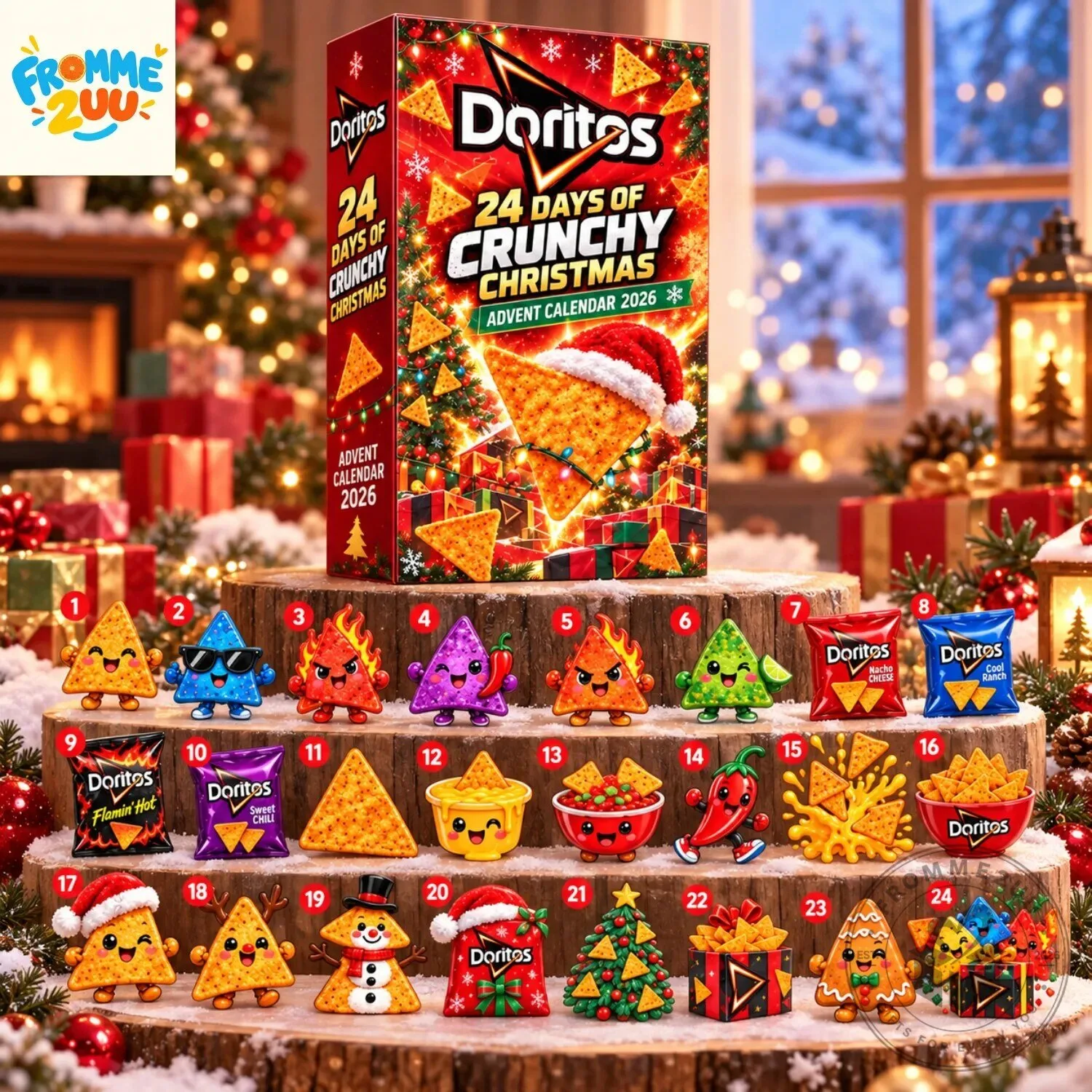 Doritos 24 Days of Crunchy Christmas Advent Calendar 2026 3 Doritos 24 Days of Crunchy Christmas Advent Calendar 2026