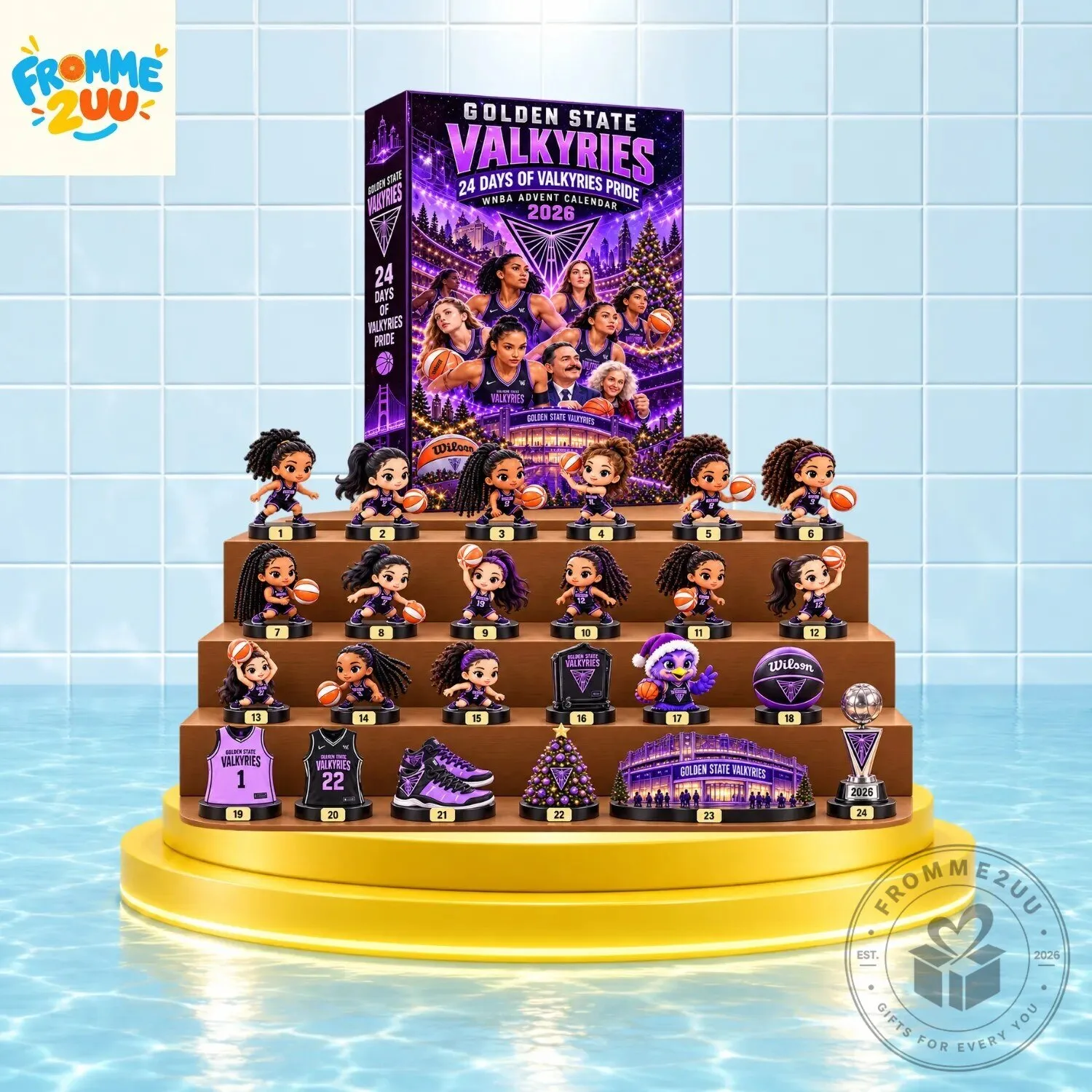 WNBA Golden State Valkyries 24 Days of Pride Advent Calendar 2026