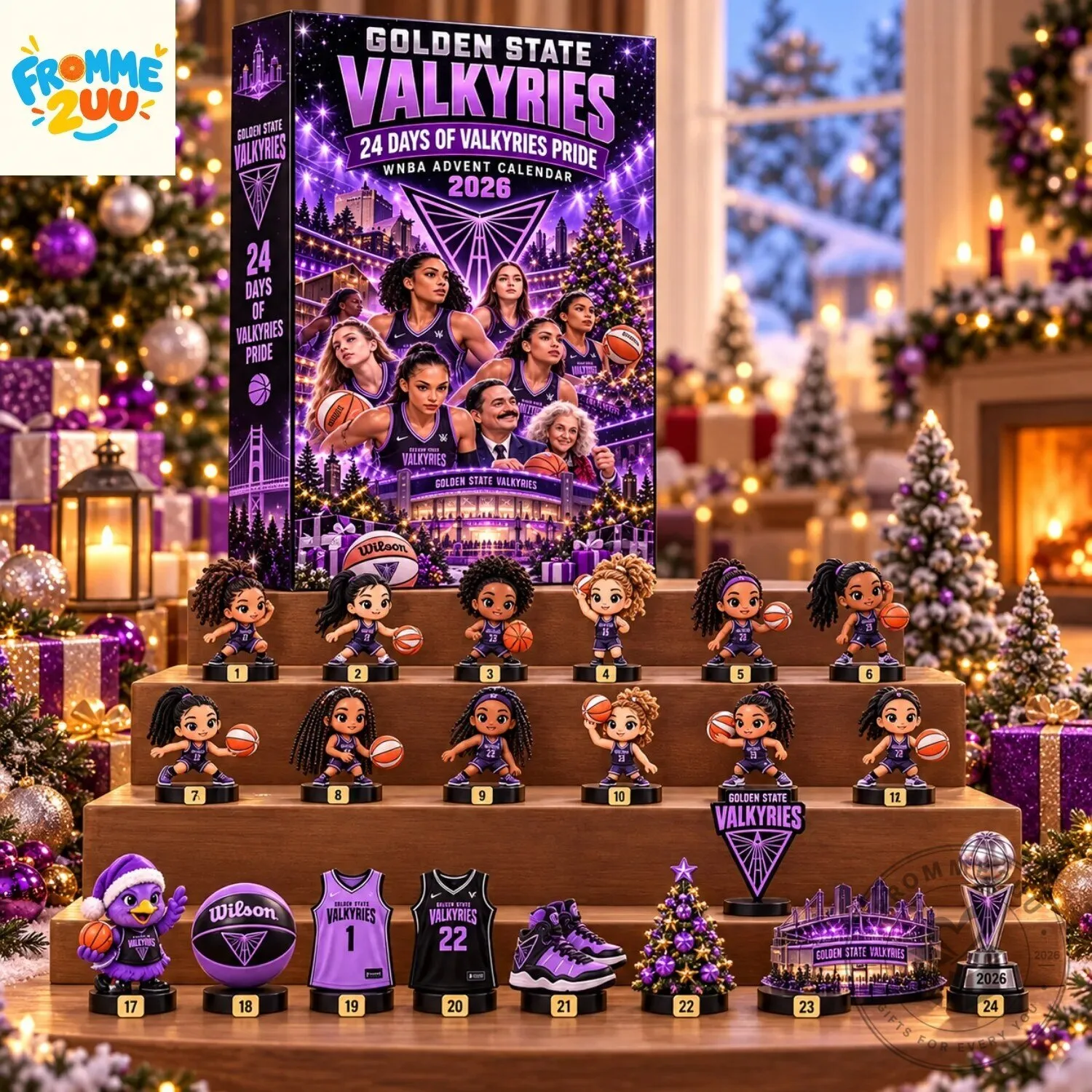WNBA Golden State Valkyries 24 Days of Pride Advent Calendar 2026 3 WNBA Golden State Valkyries 24 Days of Pride Advent Calendar 2026
